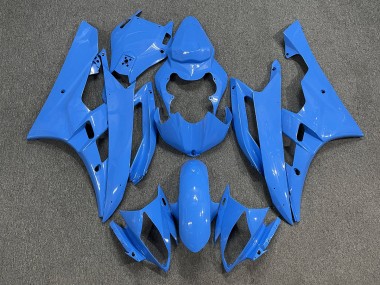 Baby Blue Yamaha R6 Fairings 2006-2007