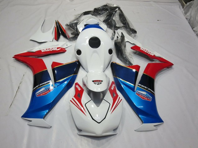 Blue and Red Honda CBR1000RR Fairings 2012-2016