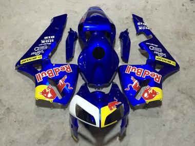 Blue Red Bull Honda CBR600RR Fairings 2005-2006