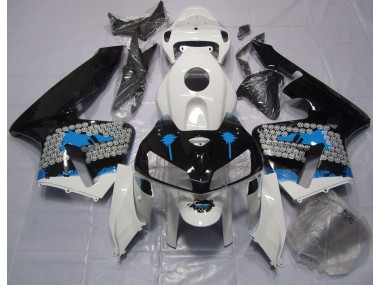 Blue Splatter Honda CBR600RR Fairings 2005-2006