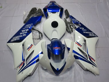 Blue White HRC Honda CBR1000RR Fairings 2004-2005