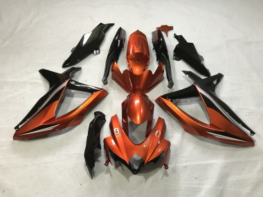 Burnt Orange Suzuki GSXR 600-750 Fairings 2008-2010