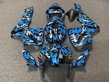 Camo & BLUE Honda CBR600RR Fairings 2005-2006