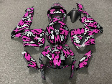 Camo & HOT PINK Honda CBR600RR Fairings 2005-2006