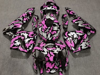 Camo & LIGHT PINK Honda CBR600RR Fairings 2005-2006