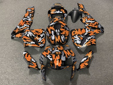 Camo & ORANGE Honda CBR600RR Fairings 2005-2006