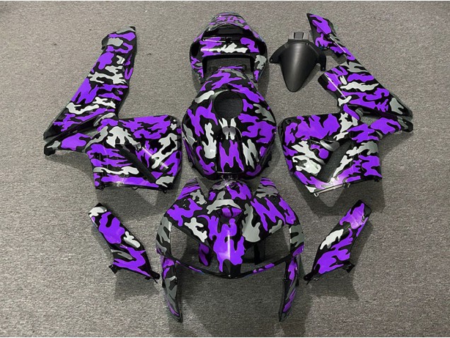 Camo & PURPLE Honda CBR600RR Fairings 2005-2006