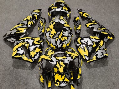 Camo & YELLOW Honda CBR600RR Fairings 2005-2006