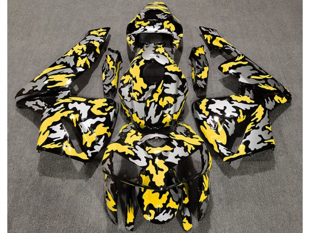 Camo & YELLOW Honda CBR600RR Fairings 2005-2006