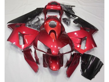 Candy Red Plain Honda CBR600RR Fairings 2003-2004