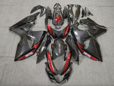 Carbon Fiber Red Suzuki GSXR 1000 Fairings 2009-2016