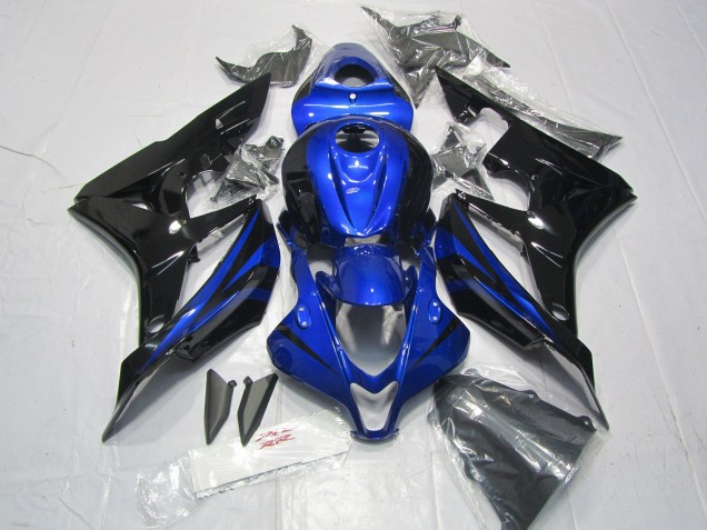 Deep Blue Gloss Honda CBR600RR Fairings 2007-2008