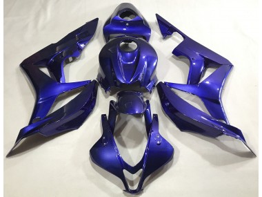 Deep Blue Plain Honda CBR600RR Fairings 2007-2008