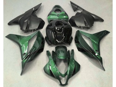 Deep Green with Black Honda CBR600RR Fairings 2009-2012