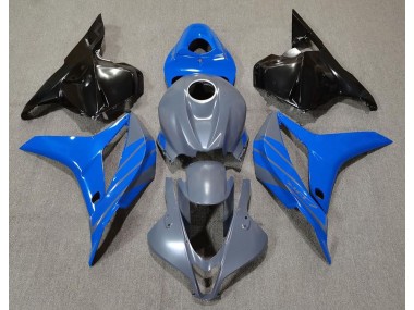 Double Blue on Gray Honda CBR600RR Fairings 2009-2012