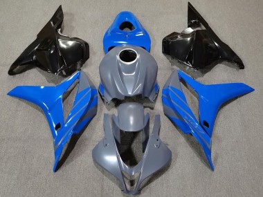 Double Blue on Gray Honda CBR600RR Fairings 2009-2012