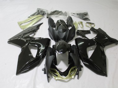 Gloss Black Matte Silver Suzuki GSXR 1000 Fairings 2009-2016