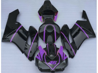 Gloss Black & Purple Honda CBR1000RR Fairings 2004-2005