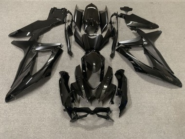 Gloss Black Suzuki GSXR 600-750 Fairings 2008-2010