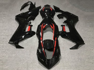 Gloss Black W Red Lining Honda CBR1000RR Fairings 2017-2019