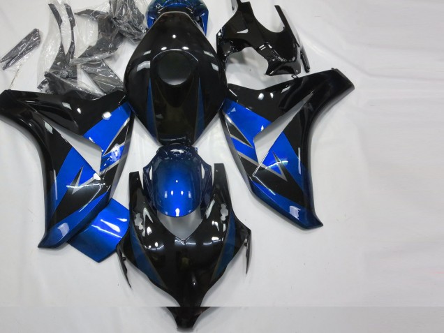 Gloss Blue and Black Honda CBR1000RR Fairings 2008-2011