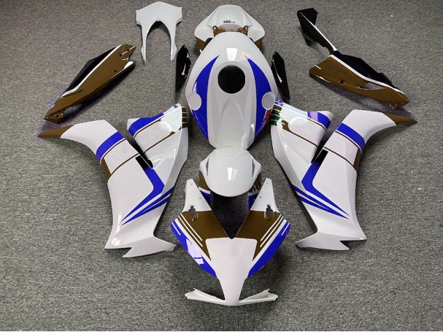 Gloss Blue and Brown Honda CBR1000RR Fairings 2012-2016