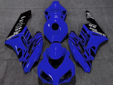 Gloss Blue Flame Honda CBR1000RR Fairings 2004-2005