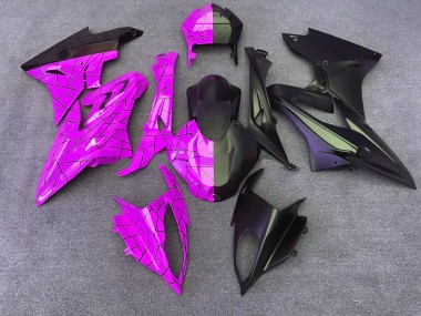 Gloss Pink / Matte Black Split BMW S1000RR Fairings 2009-2018