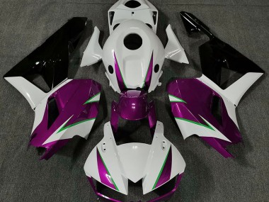 Gloss Pink White and Green Honda CBR600RR Fairings 2013-2020