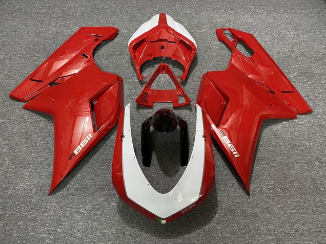 Gloss Red SP Ducati 848 1098 1198 Fairings 2007-2012