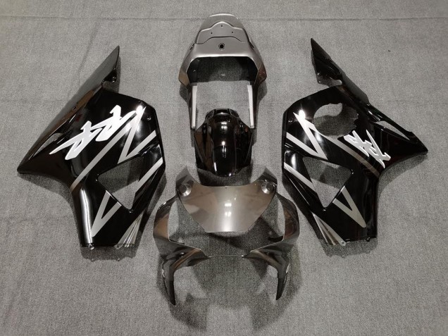 Gloss Silver and Black Honda CBR954 Fairings 2002-2003