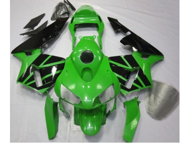 Green Black No Decals Honda CBR600RR Fairings 2003-2004