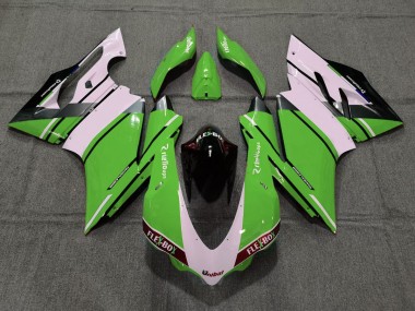 Green OEM Style Ducati 959 1299 Fairings 2015-2017