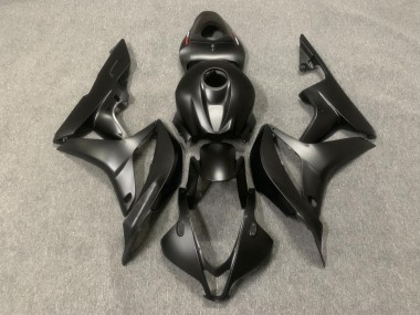 Matte Black & Logos Honda CBR600RR Fairings 2007-2008