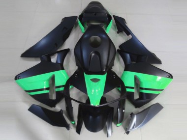 Matte Black & Special Green Honda CBR600RR Fairings 2005-2006