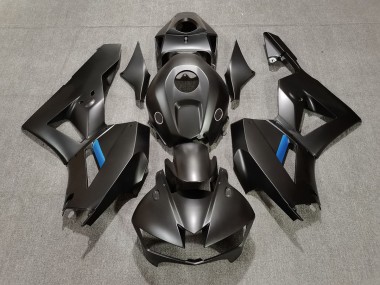 Matte Black w Blue Honda CBR600RR Fairings 2013-2020