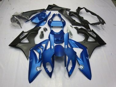 Matte Blue and Black BMW S1000RR Fairings 2009-2016