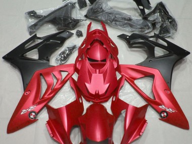 Matte Bright Red BMW S1000RR Fairings 2009-2018