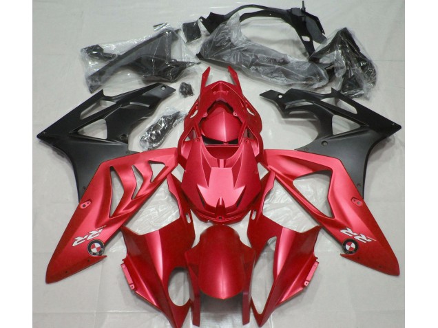 Matte Bright Red BMW S1000RR Fairings 2009-2018