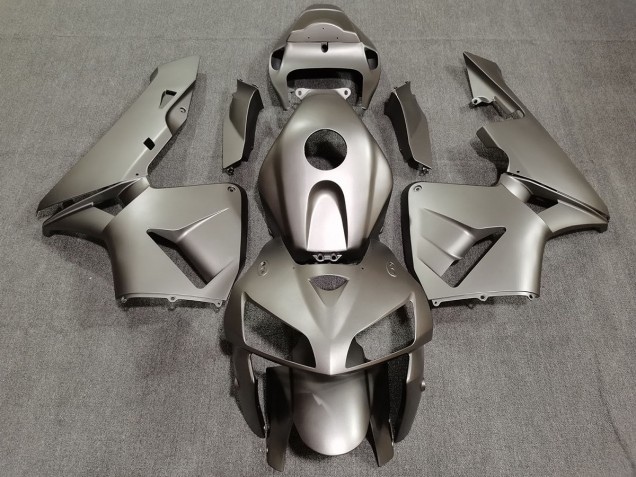 Matte Silver Honda CBR600RR Fairings 2005-2006