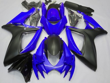 Ocean Blue Suzuki GSXR 600-750 Fairings 2006-2007