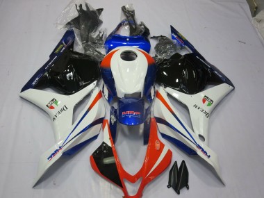 Orange and Blue Honda CBR600RR Fairings 2009-2012