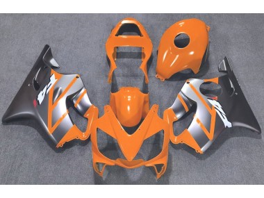 Orange and Matte Silver Honda CBR600 F4i Fairings 2001-2003