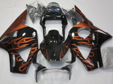 Orange Flame Honda CBR954 Fairings 2002-2003