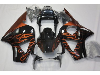 Orange Flame Honda CBR954 Fairings 2002-2003