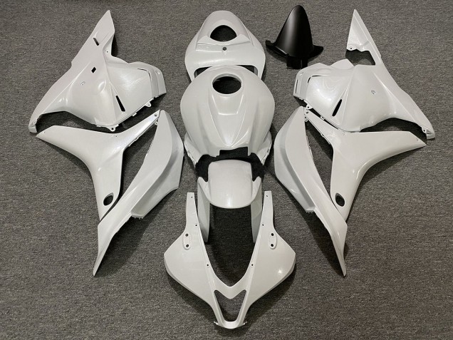 Pearl White Honda CBR600RR Fairings 2009-2012