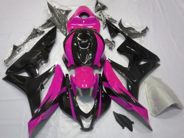 Pink and Black OEM Design Honda CBR600RR Fairings 2007-2008