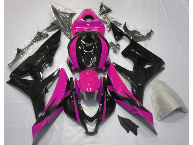 Pink and Black OEM Design Honda CBR600RR Fairings 2007-2008