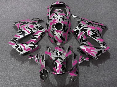 Pink Camo Honda VFR800 Fairings 2002-2012