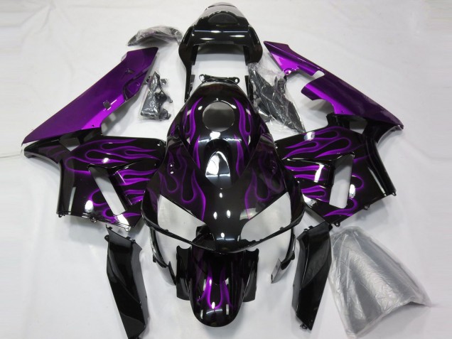 Purple Flames Honda CBR600RR Fairings 2003-2004